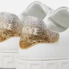 Adidași din nailon cu ornamente Greca Adidași din nailon cu ornamente Greca