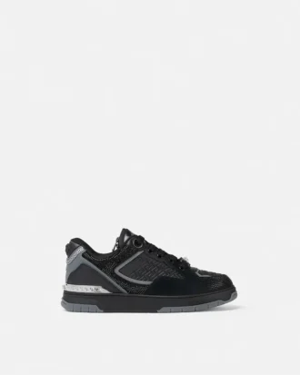 Adidași din piele cu ornamente Biggie Basket