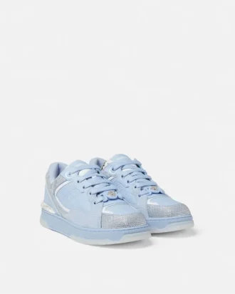 Adidași din piele cu ornamente Biggie Basket