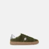 Adidași din piele de căprioară cu ornamente Greca Adidași din piele de căprioară cu ornamente Greca