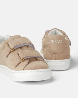 Adidași din piele de căprioară pentru copii
