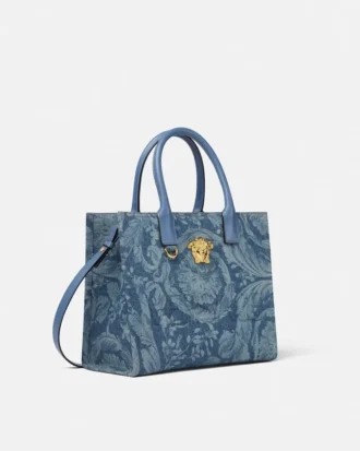 Barocco La Medusa Geantă mică din denim