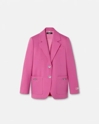 Blazer boxy din lână Underwater Barocco Barocco