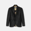 Blazer cu un singur rând de nasturi, din jacquard cu imprimeu leopard