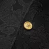 Blazer din amestec de lână jacquard Blazer din amestec de lână jacquard