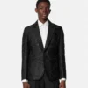 Blazer din amestec de lână jacquard Blazer din amestec de lână jacquard
