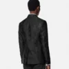 Blazer din amestec de lână jacquard Blazer din amestec de lână jacquard