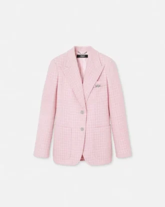 Blazer din crep tweed
