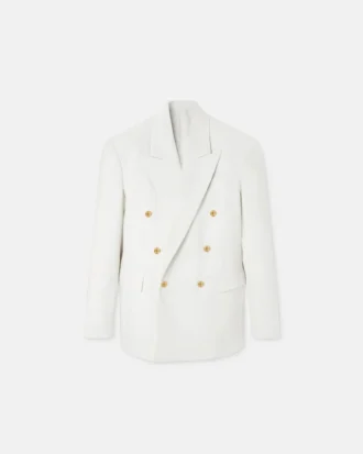 Blazer din lână cu două rânduri de nasturi