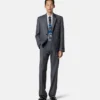 Blazer din lână cu micro-carouri Blazer din lână cu micro-carouri