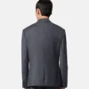 Blazer din lână cu micro-carouri Blazer din lână cu micro-carouri
