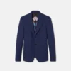 Blazer din lână cu un singur rând de nasturi