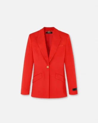 Blazer DV cu un singur rând de nasturi din lână