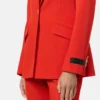 Blazer DV cu un singur rând de nasturi din lână Blazer DV cu un singur rând de nasturi din lână