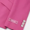 Blazer DV cu un singur rând de nasturi din lână Blazer DV cu un singur rând de nasturi din lână
