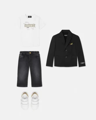 Blazer pentru copii din amestec de lână