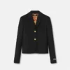 Blazer scurt din gabardină Blazer scurt din gabardină