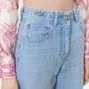 Blugi Medusa 95 cu talie înaltă și croi regular Blugi Medusa 95 cu talie înaltă și croi regular
