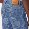 Blugi regular fit cu model jacquard Barocco Blugi regular fit cu model jacquard Barocco