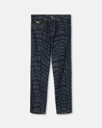Blugi slim fit Liquify Logomania