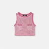 Bluză croșetată din tricot boxy Bluză croșetată din tricot boxy