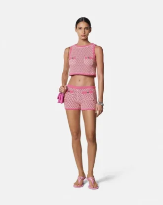 Bluză croșetată din tricot boxy