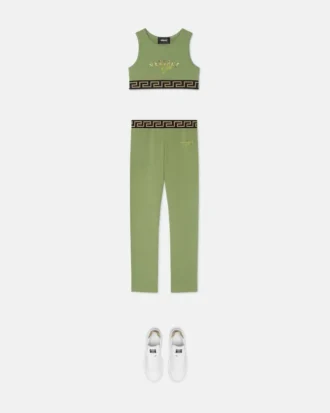 Bluză din bumbac jersey elastic cu imprimeu pentru copii