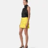 Bluză din mătase jacquard cu decolteu lavallière Bluză din mătase jacquard cu decolteu lavallière