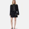 Bluză tricotată cu nervuri din amestec de lurex Bluză tricotată cu nervuri din amestec de lurex