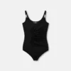 Body drapat din jersey crep elastic Body drapat din jersey crep elastic