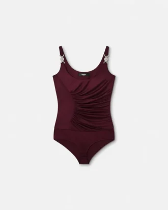 Body drapat din jersey de viscoză