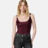 Body drapat din jersey de viscoză Body drapat din jersey de viscoză
