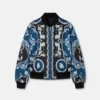 Bomber reversibil din nailon imprimat