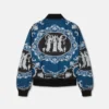 Bomber reversibil din nailon imprimat