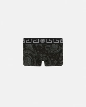 Boxeri din bumbac jersey jacquard imprimat