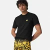 Boxeri din bumbac jersey jacquard imprimat