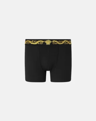 Boxeri lungi din bumbac jersey imprimat