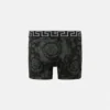 Boxeri lungi din bumbac jersey jacquard imprimat Boxeri lungi din bumbac jersey jacquard imprimat