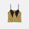 Camisol din mătase cu imprimeu Cheetah Allover Camisol din mătase cu imprimeu Cheetah Allover