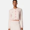Cardigan din tricot jacquard mohair Cardigan din tricot jacquard mohair