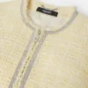Cardigan din tweed cu cristale Cardigan din tweed cu cristale