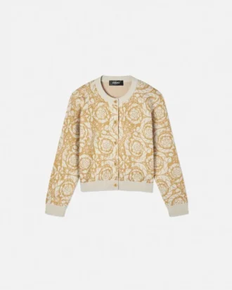 Cardigan pentru copii Barocco Allover Jacquard
