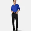 Cardigan polo din tricot de mătase și bumbac Cardigan polo din tricot de mătase și bumbac