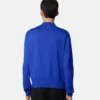 Cardigan polo din tricot de mătase și bumbac Cardigan polo din tricot de mătase și bumbac