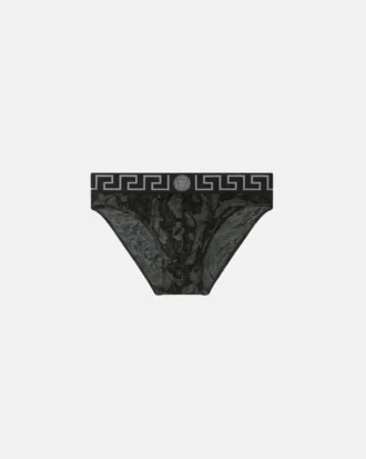 Chiloți din bumbac jersey jacquard imprimat