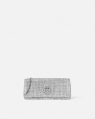 Clutch La Medusa din plasă metalică