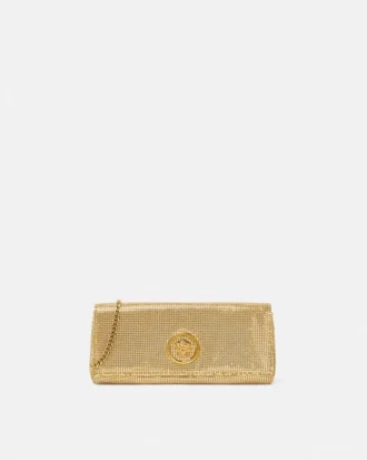 Clutch La Medusa din plasă metalică