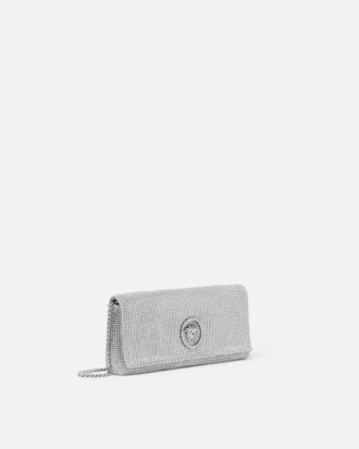 Clutch La Medusa din plasă metalică
