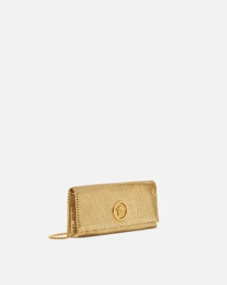 Clutch La Medusa din plasă metalică