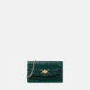Clutch Medusa 95 cu efect de crocodil